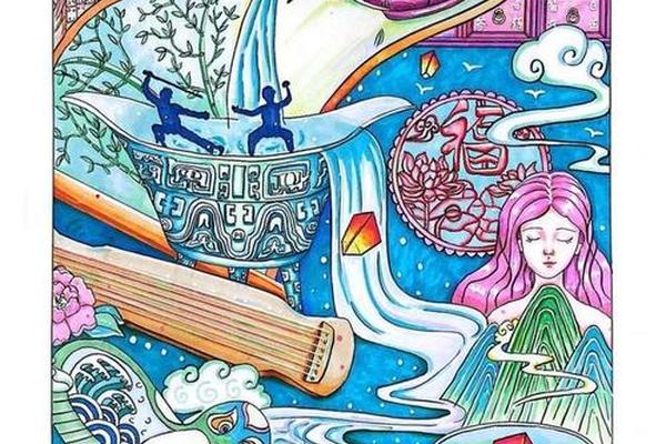 历史文化传承绘画 关于传统文化绘画