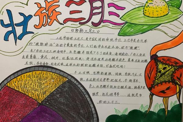 壮族文化手抄报语录;壮族手抄报