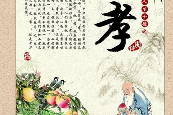 孝善文化宣传图片,国学文化图片