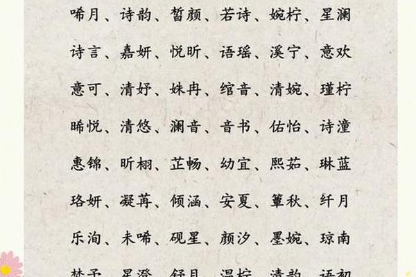 有含义姓名女孩