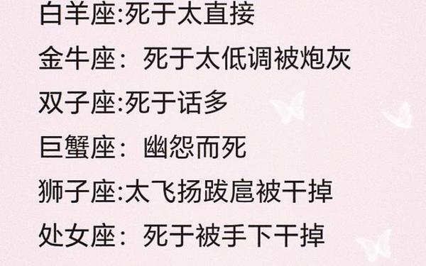 十二星座之最杀是—十二星座谁的血脉最高贵 十二星座之最杀是—十二星座谁的血脉最高贵