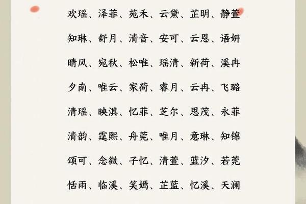 姓名时女姓名