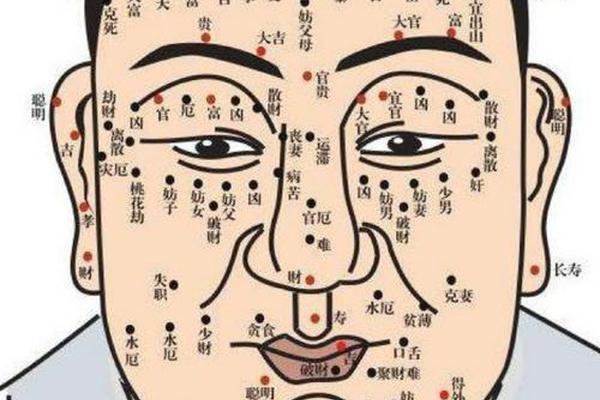 古代面部痣相 中国古代痣相大全图片
