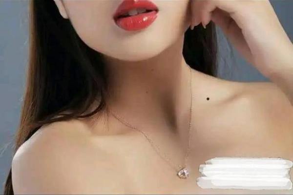 痣相女人脖子中间;女人脖子锁骨长痣全图