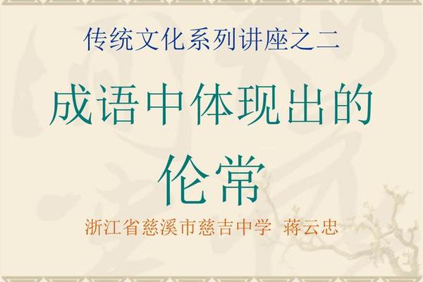 成语文化讲座-形容讲得好的成语