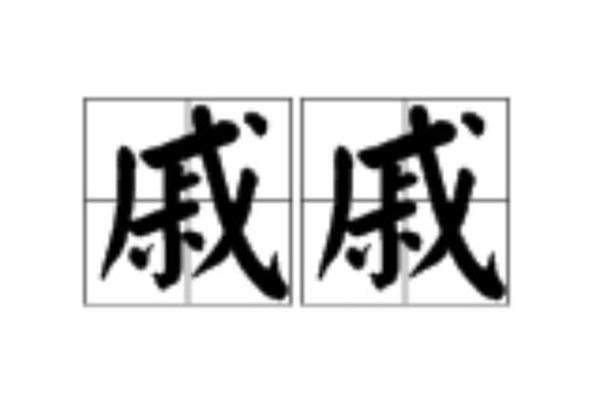 姓名戚怎么读