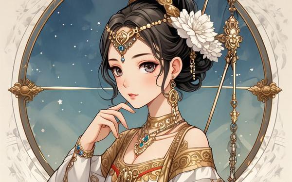 十二星座女生专属头像 天秤座 十二星座Q版少女 十二星座女生专属头像 天秤座 十二星座Q版少女