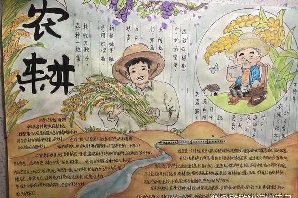 耕读文化传承手抄报-农耕文化手抄报图片