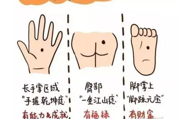 屁股痣相最准图_最准的痣相图解