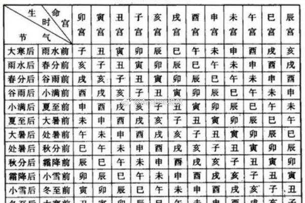 八字 命宫
