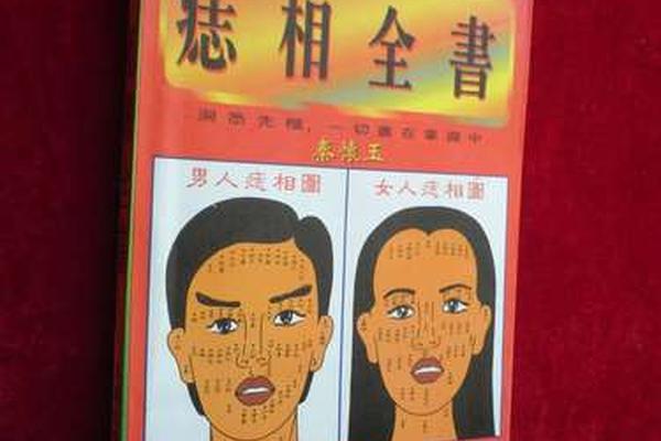 相法图解痣古籍 痣相必看书籍