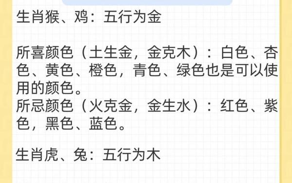 12生肖五行都属什么 12生肖五行都属什么