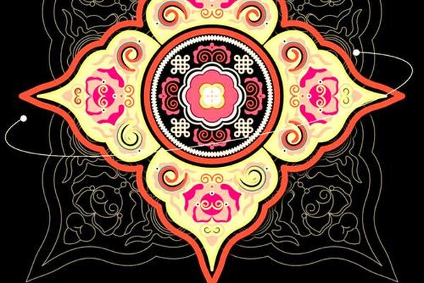 壮族文化图案;壮族图案简图