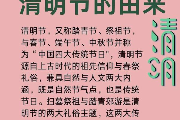 清明文化知识(清明节传承的是什么精神)