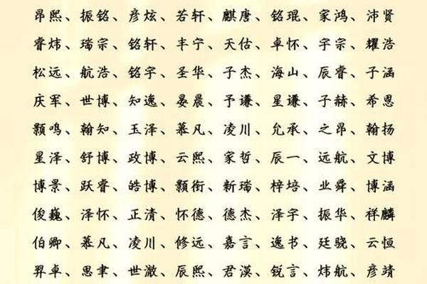 生辰八字起网名