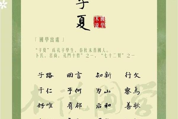 国学文化名字配对,国学有哪些