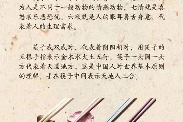 中国筷子的文化内涵(筷子四字金句)