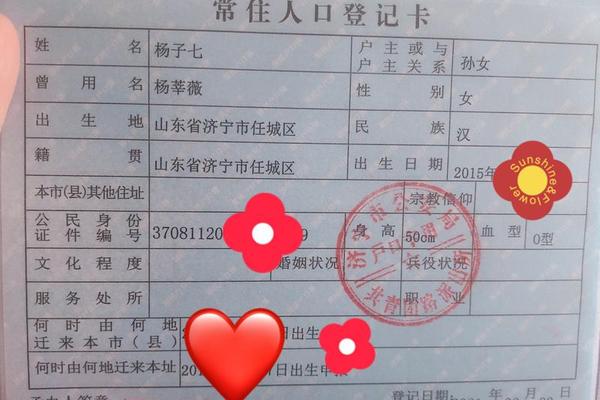 孩子户口姓名能改吗