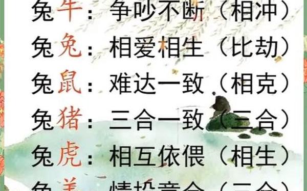 1999年女属兔的最佳配偶 1999年女属兔的最佳配偶