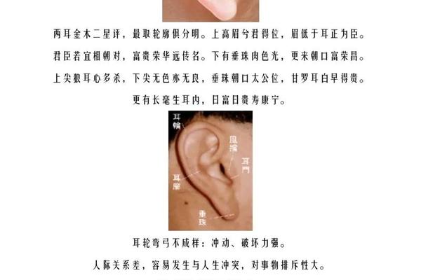 耳朵下侧脸痣相—脸痣相图解大全男高清