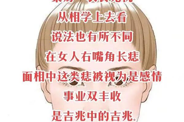 女脸部痣相-嘴角痣相图解