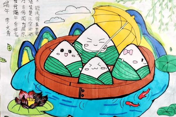 传统节日文化绘画三年级,传统节日绘画简单小学