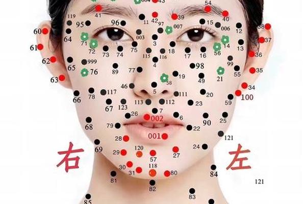 痣相男女脸部,女性面部痣相图解-痣相