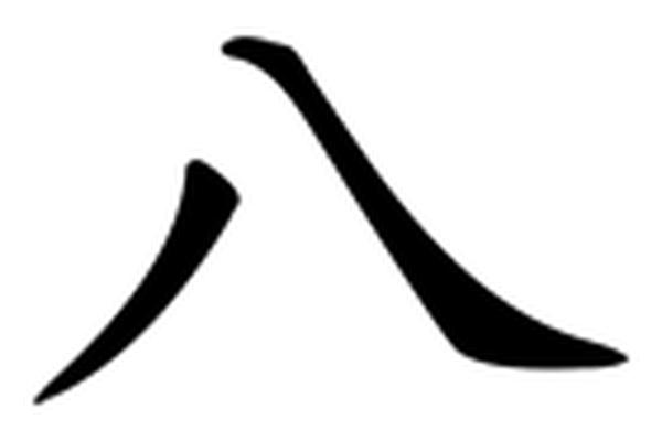 八字笔画笔顺