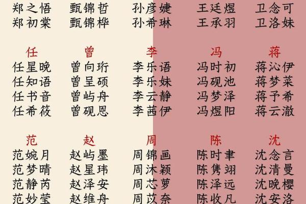 姓名解析100个