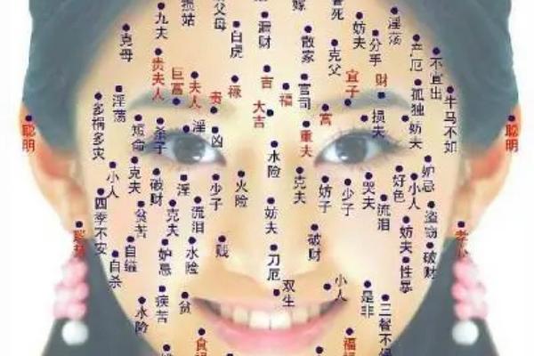 看痣相算命图解大全女,最准的痣相图解