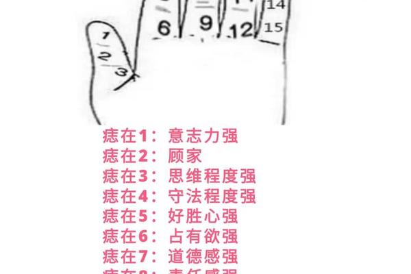 手掌上的痣相,手掌上的痣的位置与命运图解