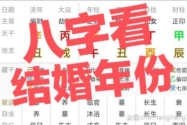 八字看结婚