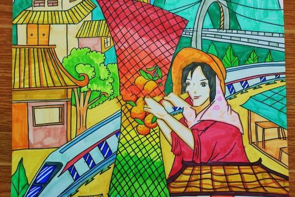 家乡文化集绘画(家乡画儿童画)