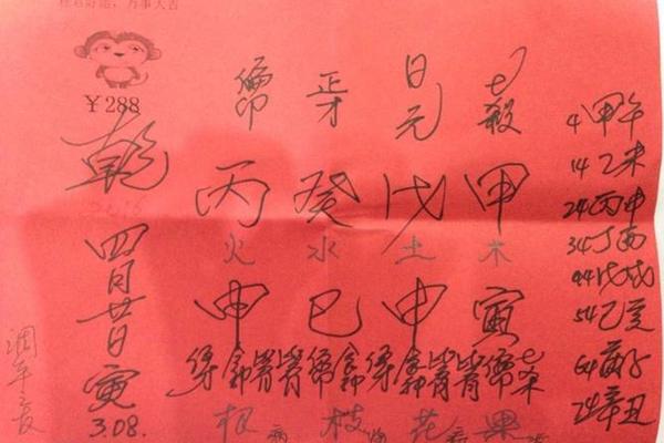 八字正确写法