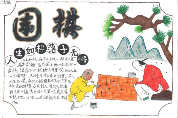 围棋文化手抄报图片(围棋手抄报图片大全)