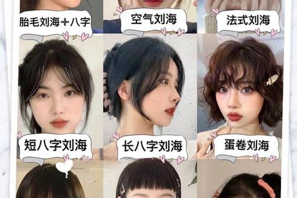 八字刘海和法式刘海的区别