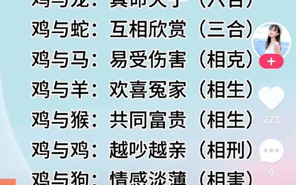 鸡和谁是天生一对,鸡最不合适的属相 鸡和谁是天生一对,鸡最不合适的属相