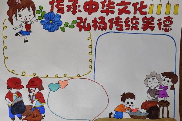 中华文化传统美德手抄报图片;中华文化与传统美德的关系