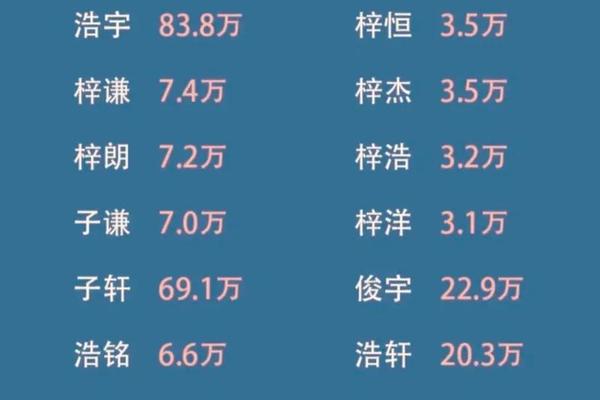 姓名查重数据