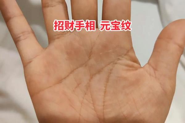 元宝纹掌相有个痣-手掌纹路图解女元宝纹