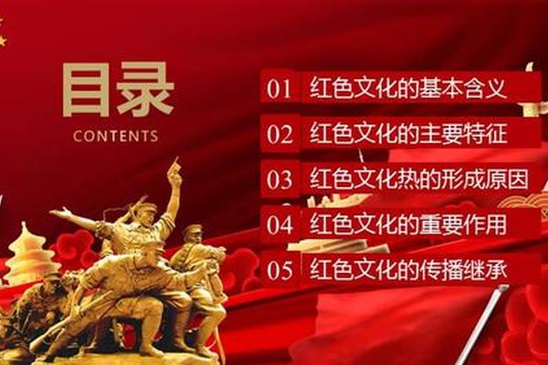 红色革命文化ppt学校思政课,弘扬红色文化ppt