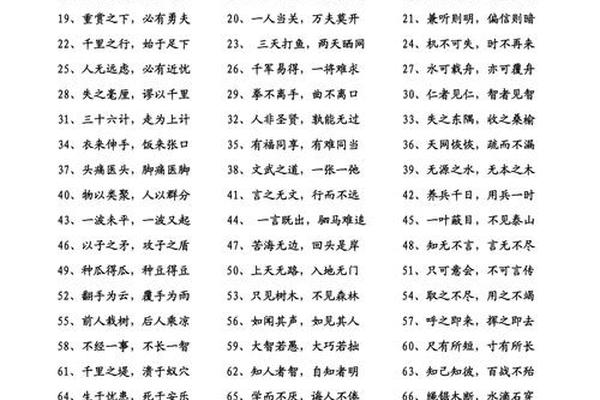 八字成语大全